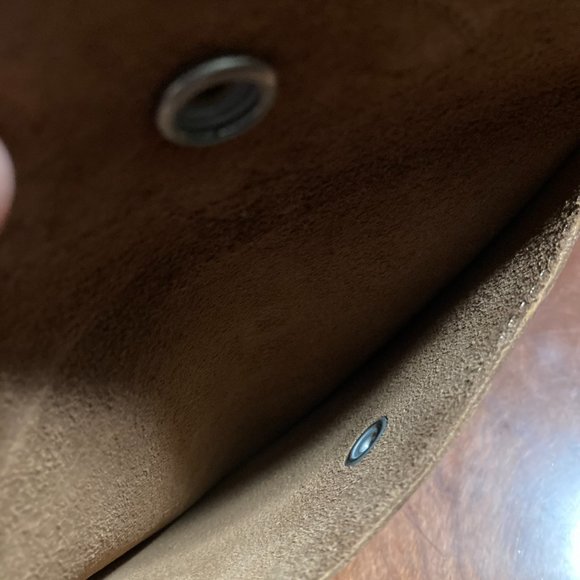 Women Leather Flower Card Wallet Brown By Heathers - Picture 6 of 6